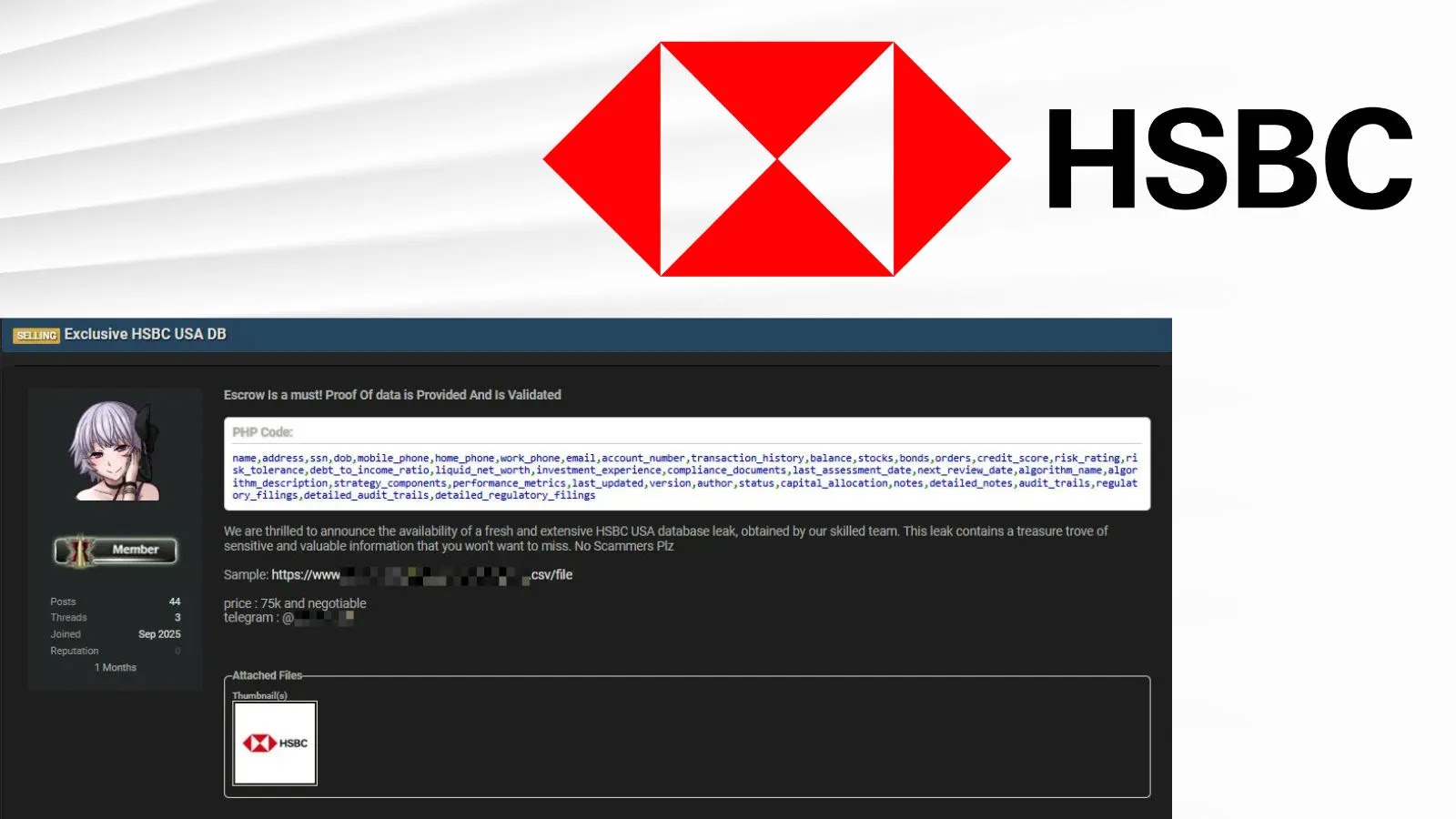 HSBC leak
