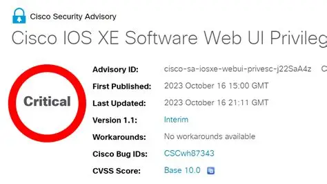 Cisco IOS XE
